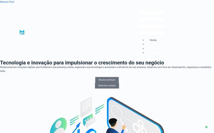 Screenshot of manauspixel.com