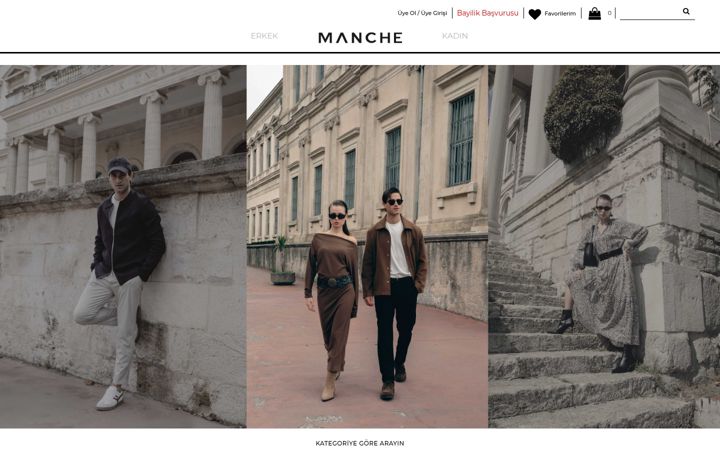 Screenshot of manche.com.tr