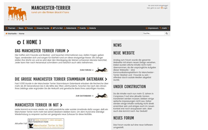 Screenshot of manchester-terrier-deutschland.de