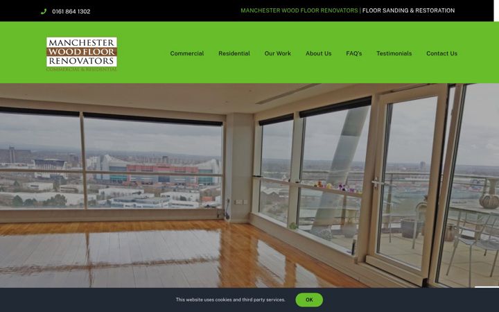 Screenshot of manchesterwoodfloorrenovators.co.uk