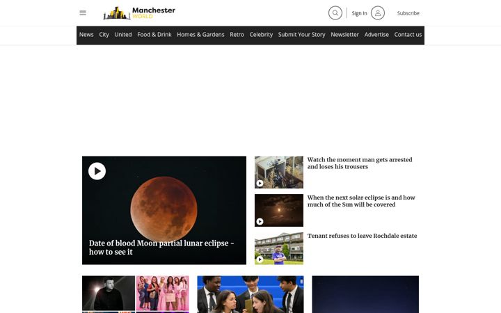 Screenshot of manchesterworld.uk