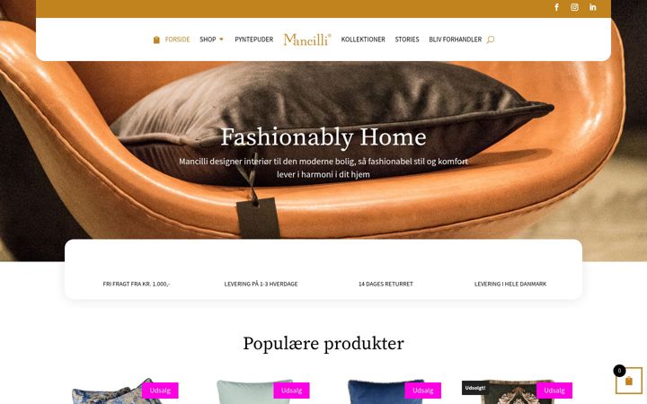 Screenshot of mancilli.dk