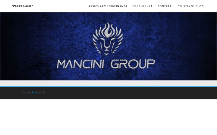 Screenshot of mancinigroup.eu