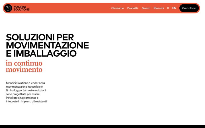 Screenshot of mancinisolutions.com