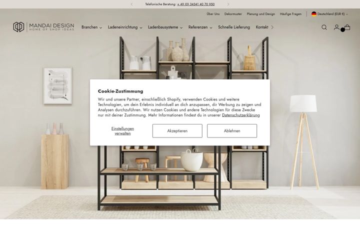 Screenshot of mandai-design.de