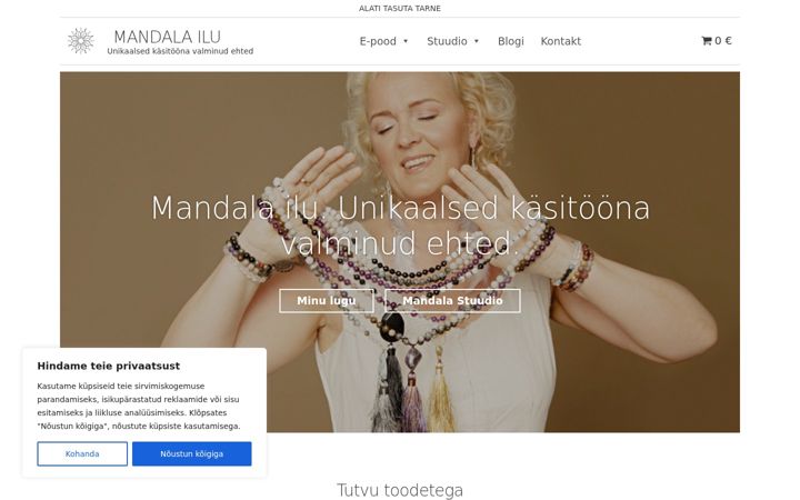 Screenshot of mandalailu.ee