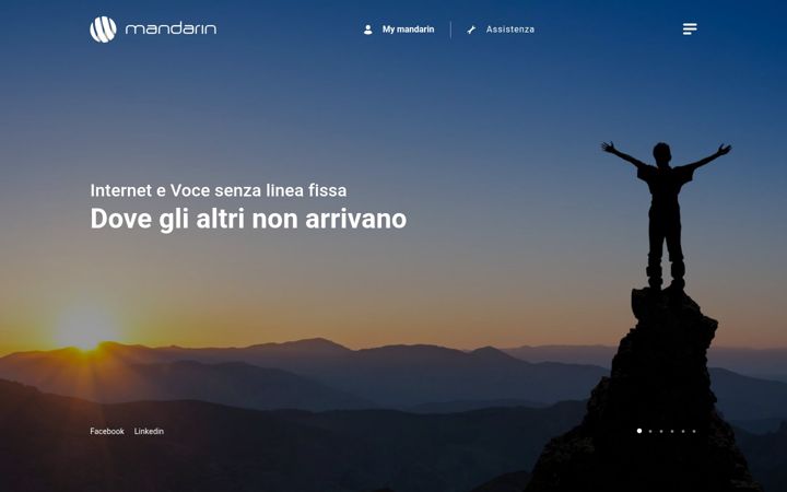 Screenshot of mandarin.it