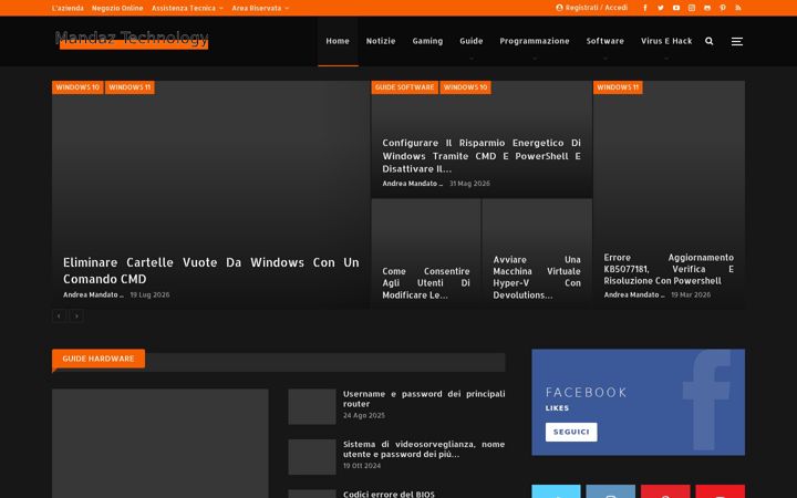 Screenshot of mandaz.com