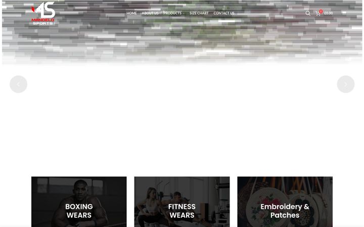 Screenshot of mandelosports.com
