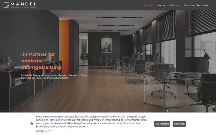 Screenshot of mandelraumausstattung.com