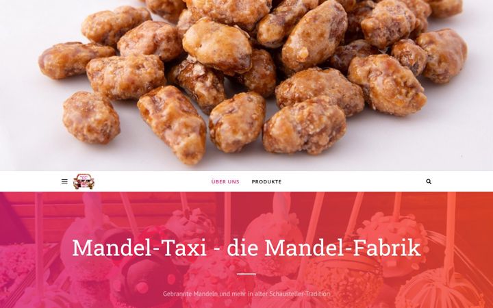 Screenshot of mandeltaxi.de