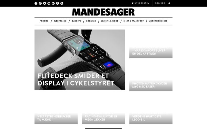 Screenshot of mandesager.dk