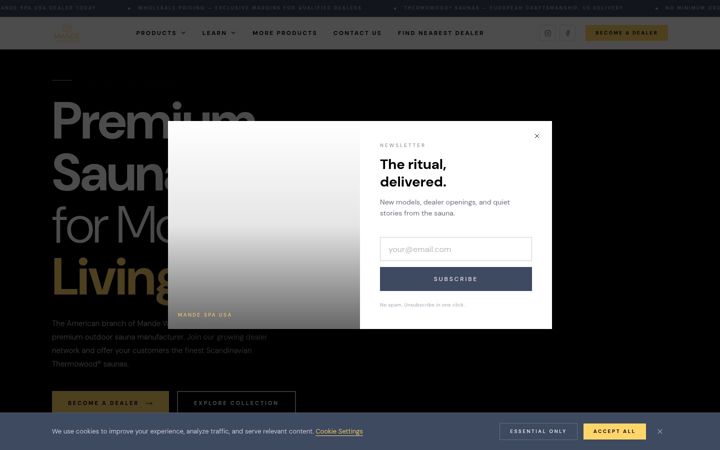 Screenshot of mandespausa.com