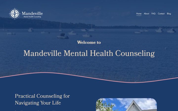 Screenshot of mandevillementalhealthcounseling.com