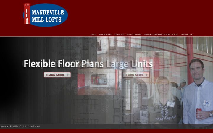 Screenshot of mandevillemill.com
