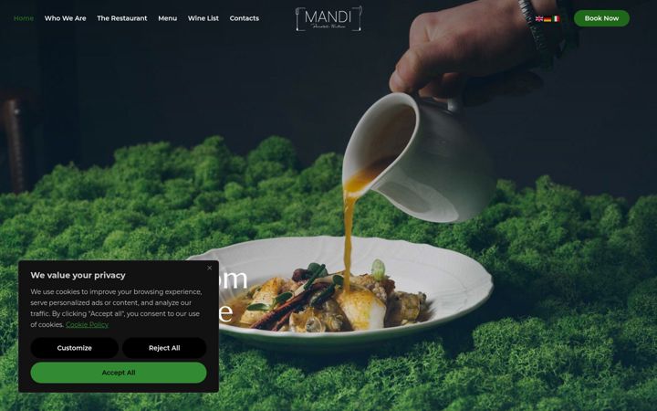 Screenshot of mandiparentesifriulana.it