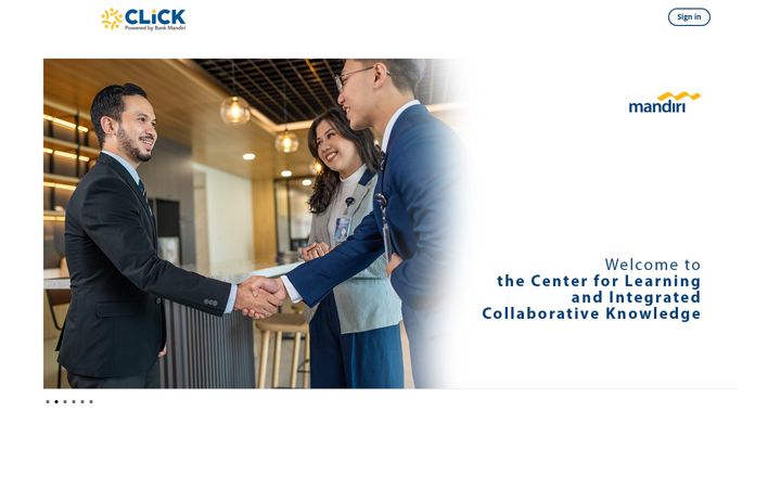 Screenshot of mandiriclick.co.id