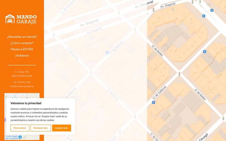 Screenshot of mando-garaje.es