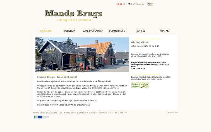 Screenshot of mandoebrugs.dk