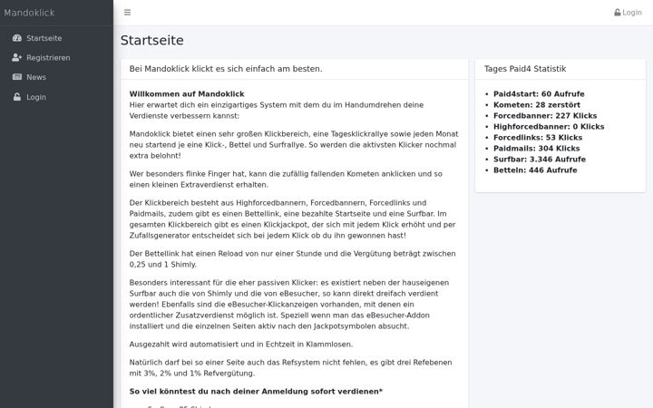 Screenshot of mandoklick.de