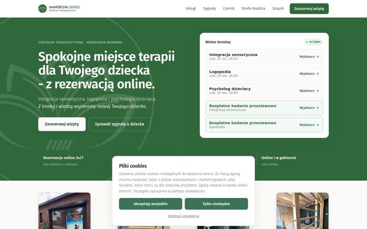 Screenshot of mandroya.com