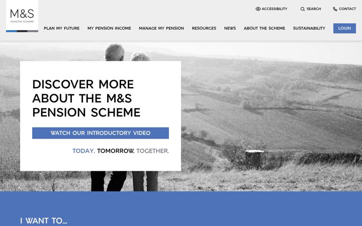 Screenshot of mandspensionscheme.com