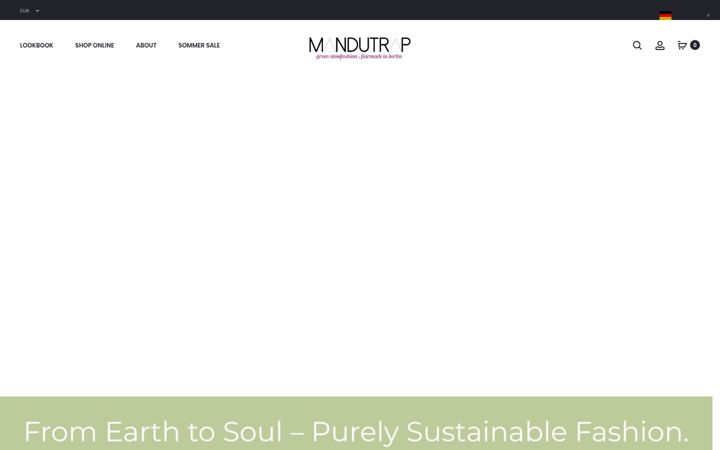 Screenshot of mandu-trap.com