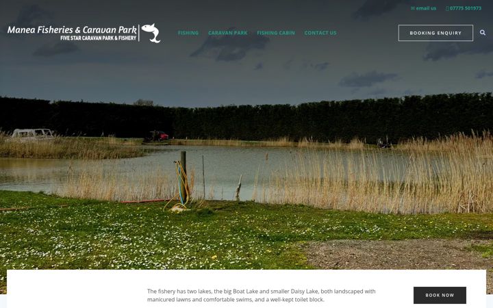 Screenshot of manea-fisheries-caravan-park.co.uk