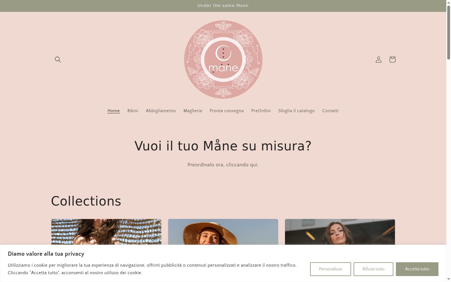 Screenshot van de toestemmingsbanner zoals getoond vóór enige interactie