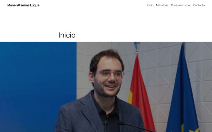 Screenshot of manelatseriasluque.com