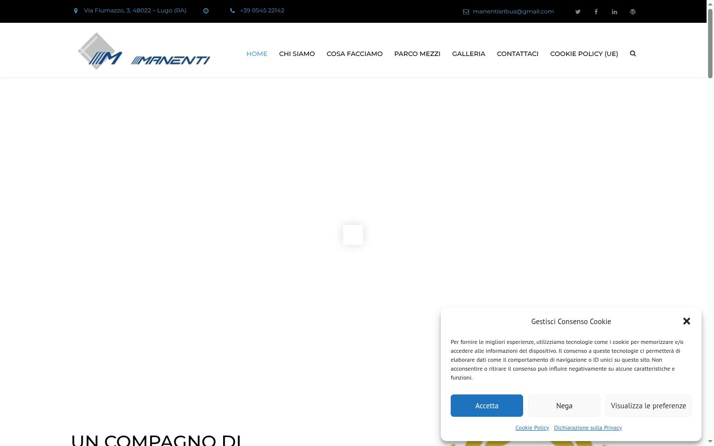 Snímek obrazovky baneru souhlasu zobrazeného před jakoukoli interakcí