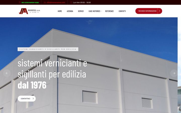Screenshot of manerasive.com