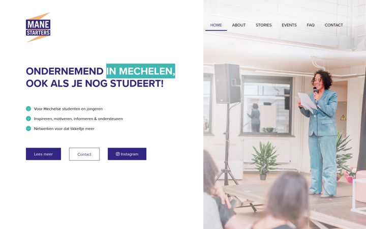 Screenshot of manestarters.be