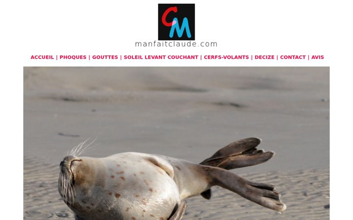 Screenshot of manfaitclaude.com
