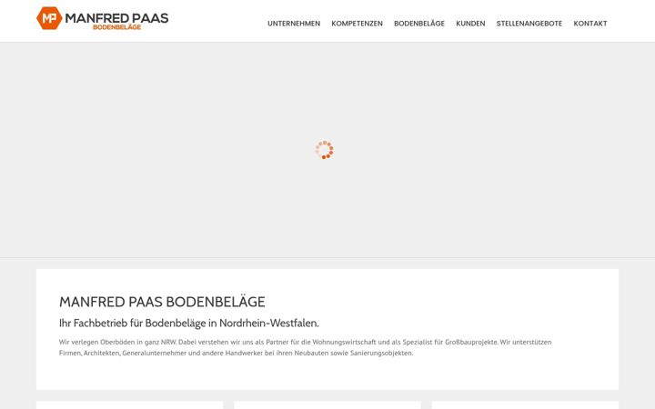 Screenshot of manfred-paas.de