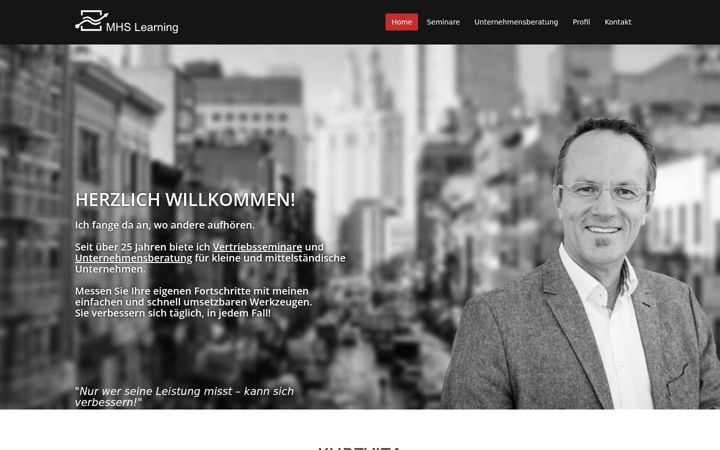 Screenshot of manfredhammerer.de
