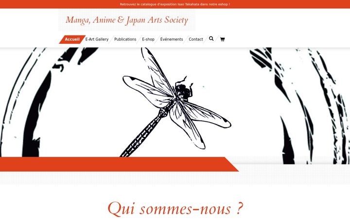 Screenshot of manga-anime-japan-arts-society.eu