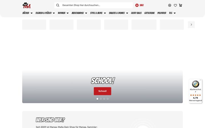 Screenshot of manga-mafia.de
