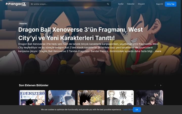Screenshot of mangacix.net
