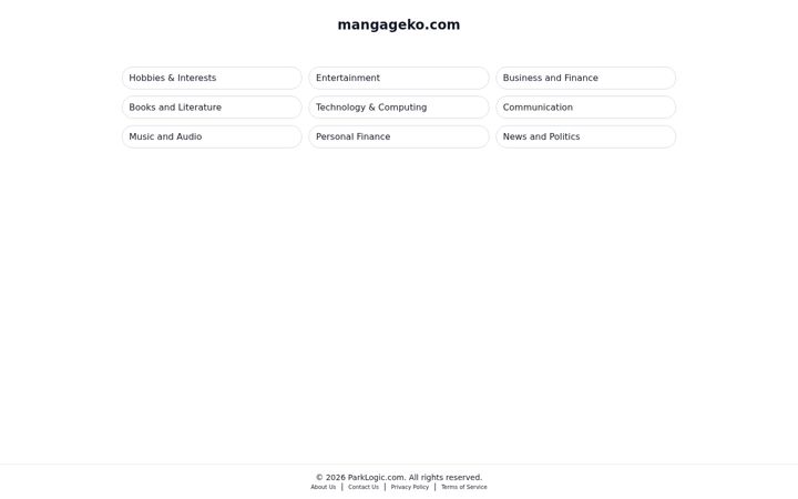 Screenshot of mangageko.com