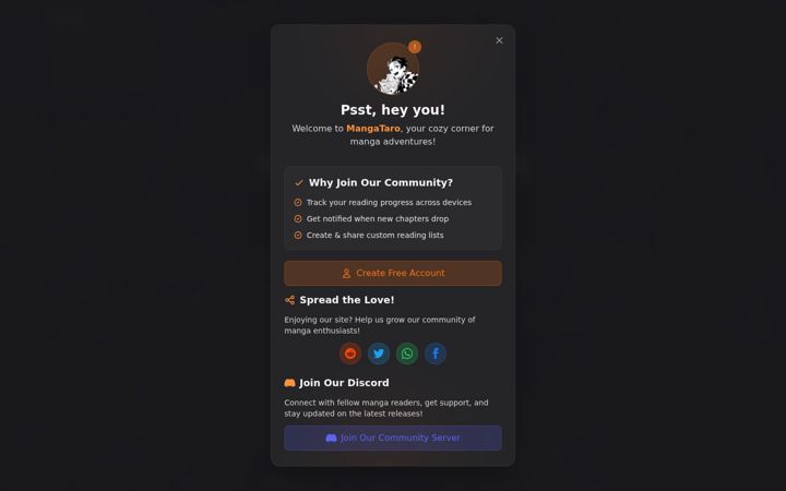 Screenshot of mangataro.org