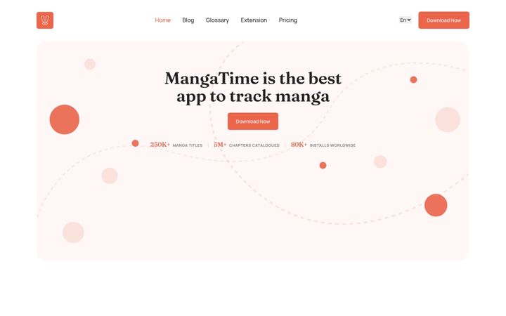 Screenshot of mangatime.net