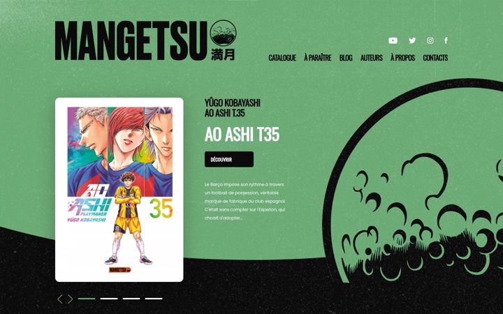 Screenshot of mangetsu-manga.fr