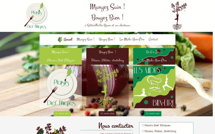 Screenshot of mangezsainbougezbien.fr
