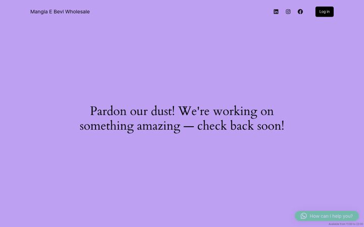 Screenshot of mangiaebeviwholesale.co.uk