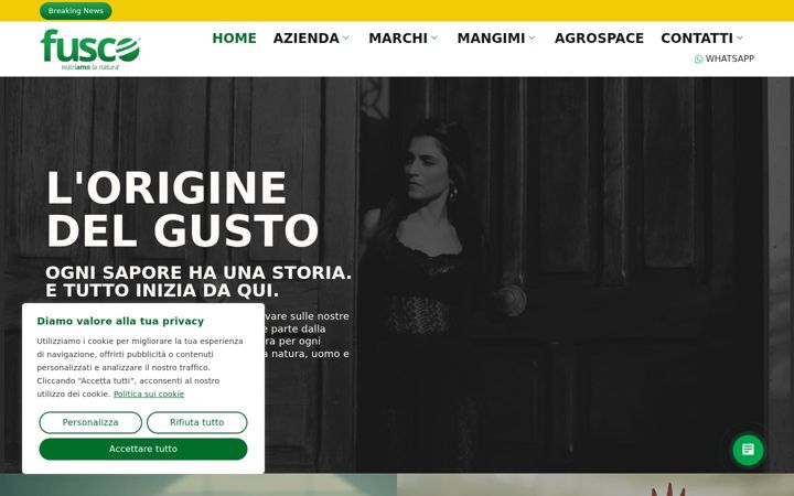 Screenshot of mangimifusco.it
