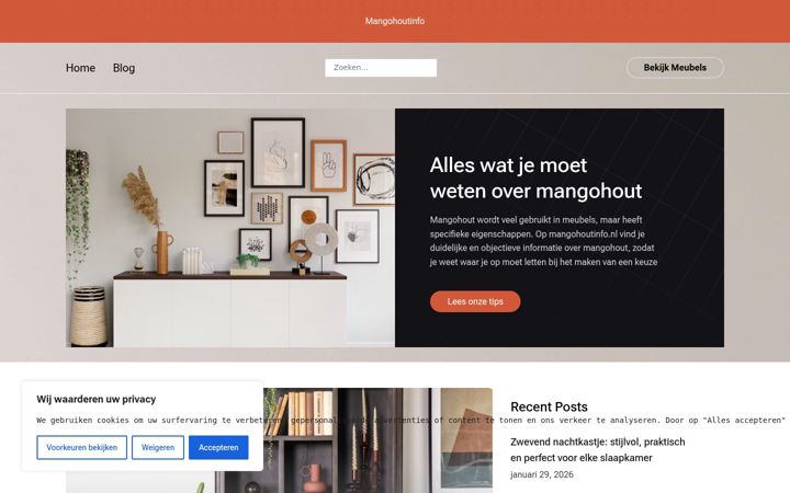 Screenshot of mangohoutinfo.nl
