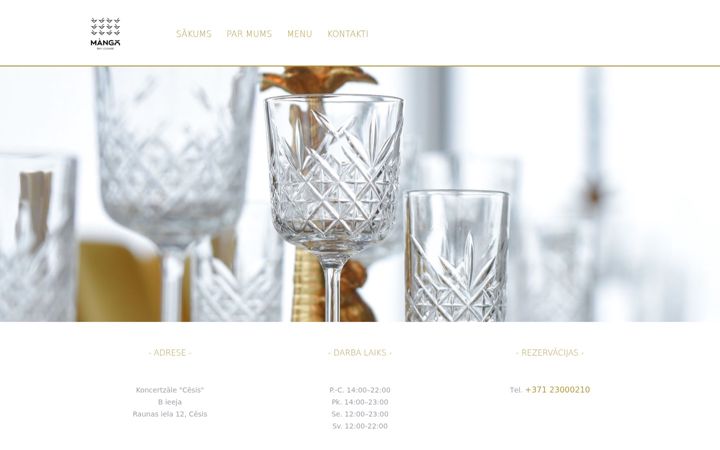 Screenshot of mangosky.lv
