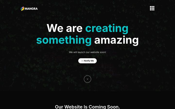 Screenshot of mangrastudios.com