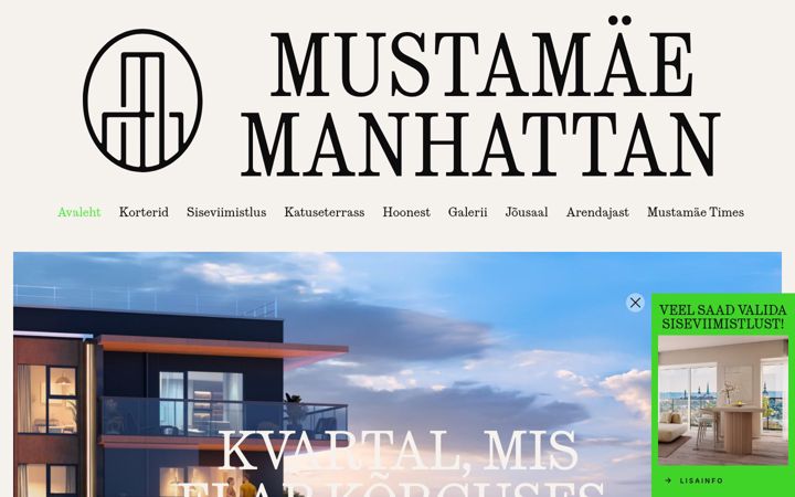 Screenshot of manhattan.ee